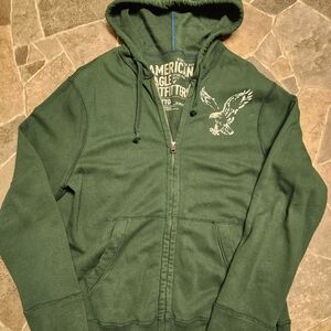 American Eagle Outfitters Green Hoodie XXL